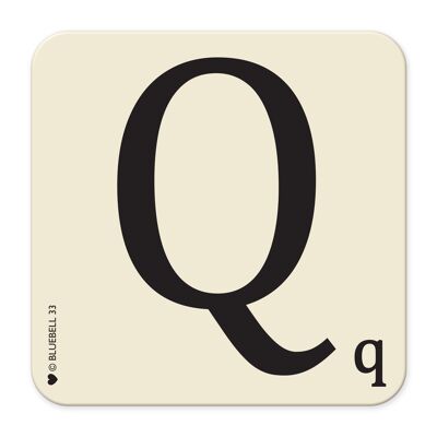 Coaster - Letter Q