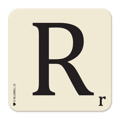 Coaster - Letter R