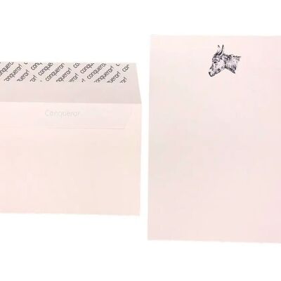 Compendium de papier à lettres d'âne