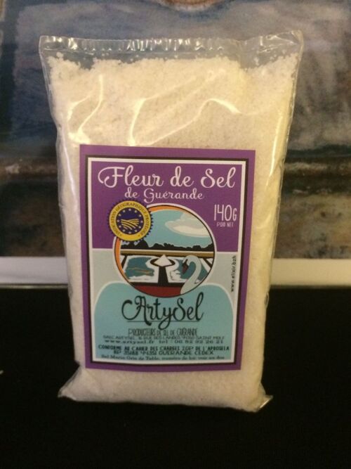 Sachet Fleur de sel de Guérande IGP 140 g