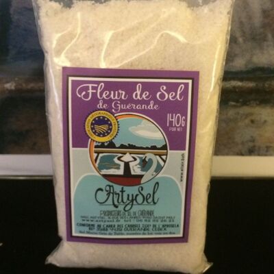 Sachet Fleur de sel de Guérande IGP 140 g