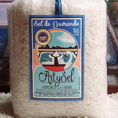 Bag of Guérande PGI Coarse Salt 1 Kg