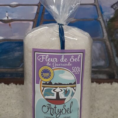 Sachet de Fleur de sel de Guérande IGP 500 g