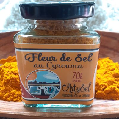 Verrine Fleur de sel IGP and Cucuma 70 g