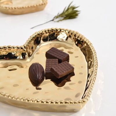 Love is in the Air - Small Heart Plate (CER2642G)