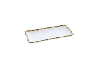 Golden Salerno - Petit plateau rectangulaire (CER2431WG) 3