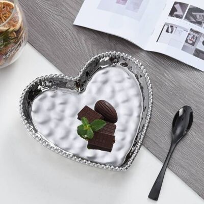 Love is in the Air - Small Heart Plate (CER2642)