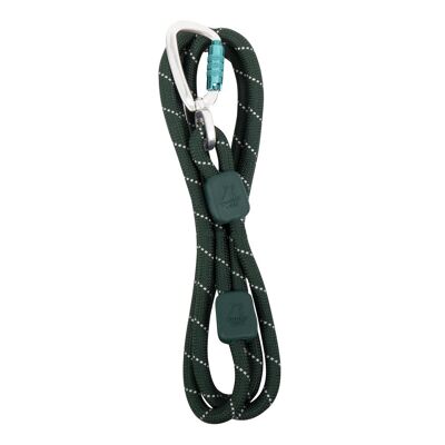 Woolly Wolf Rope Leash Evergreen