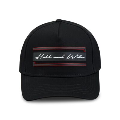 Gorra Hubb and Wills Scripted Fit - Negro