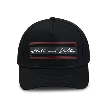 Casquette Hubb and Wills Scripted Fit - Noir 1