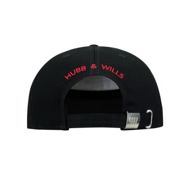 Casquette Hubb and Wills Scripted Fit - Noir 3