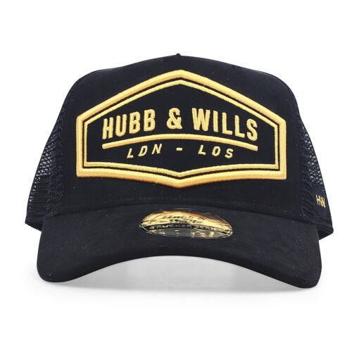 HEX LDN - LOS Patch Hat - Black/Gold