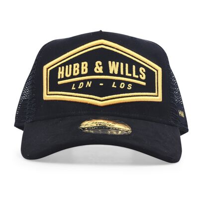 HEX LDN - LOS Patch Hat - Black/Gold