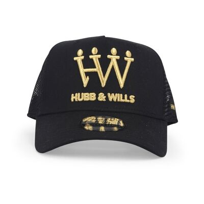 Black and Gold Trucker Hat