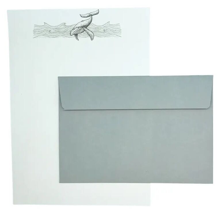 Compendio della carta da lettere della balena notturna