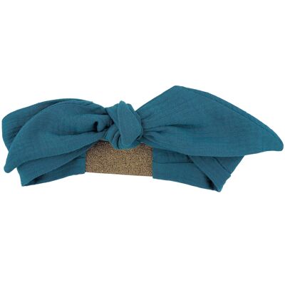 Turquoise Gauze Headbands (Pack of 3)