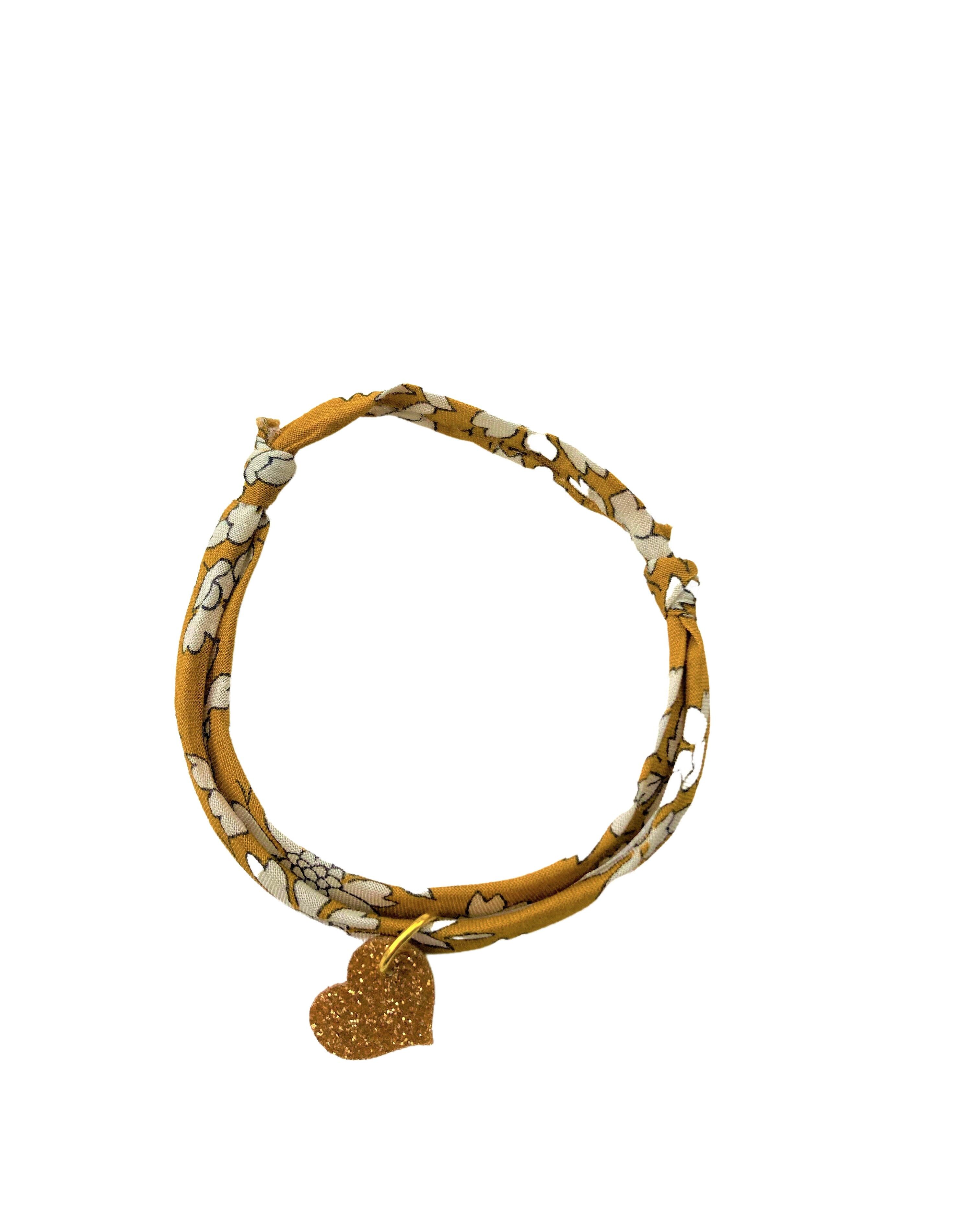 Kordelarmband Capel Senf (6er Pack)