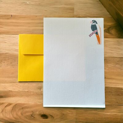 Papageien-Schreibpapier-Kompendium
