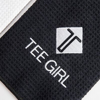 Asciugamano Tri-Fold in microfibra Tee Girl Golf