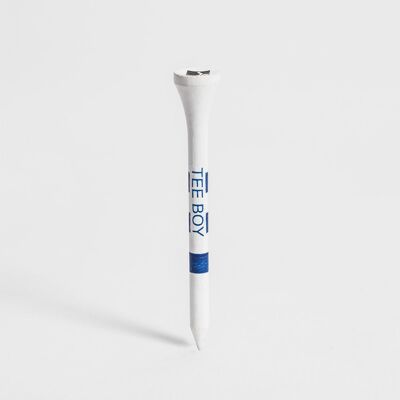 Tee Boy 69mm Bamboo Traditional Tee - White