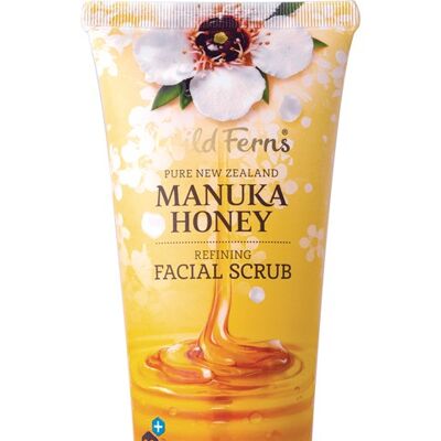 Exfoliante facial refinador con miel de Manuka