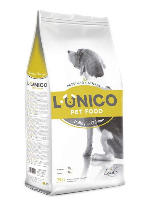 Dry Dog Food Premium L-UNICO Chicken 2kg