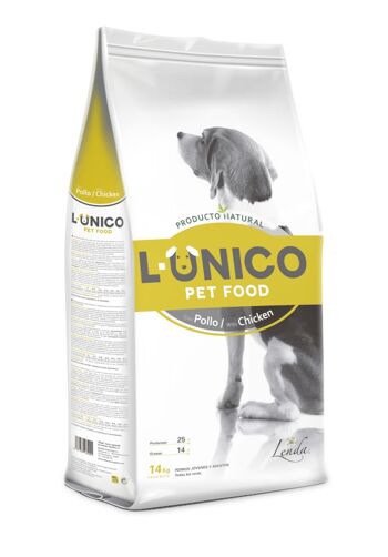 Croquettes pour Chien Premium L-UNICO Poulet 2kg