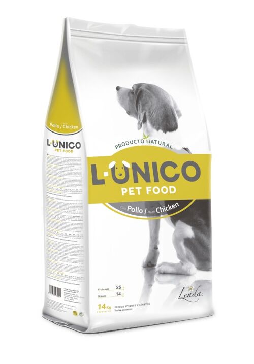 Dry Dog Food L-UNICO Chicken 14kg