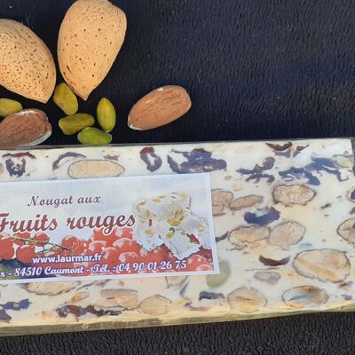 200 g bar of soft white nougat from Provence with Cranberries