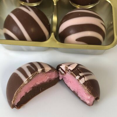 Belgian Milk Chocolate Strawberry Creams