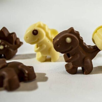 Novelty Chocolate - Solid Chocolate Dinosaurs