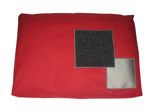 Relax "square" zip dehoussable rouge xl110