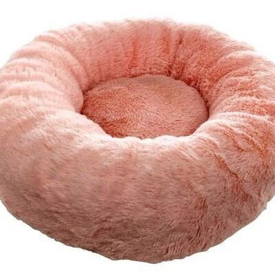 Donut peludo l60 rosa