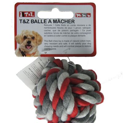 ROPE BALL 3 COLORS D7 CM
