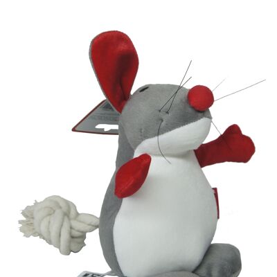 PELUCHE RATÓN GRIS RUIDO 23 CM