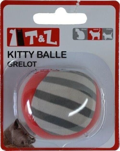 Kitty balle grelot d5 cm