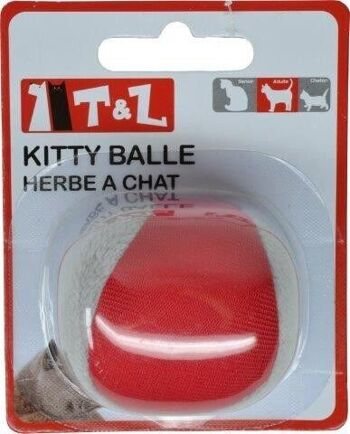 Kitty balle herbe a chat d5 cm