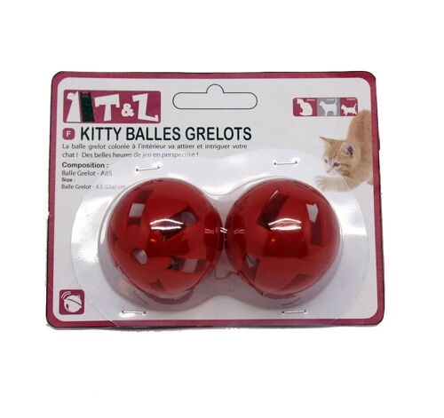 Kit 2 balles abs + grelots