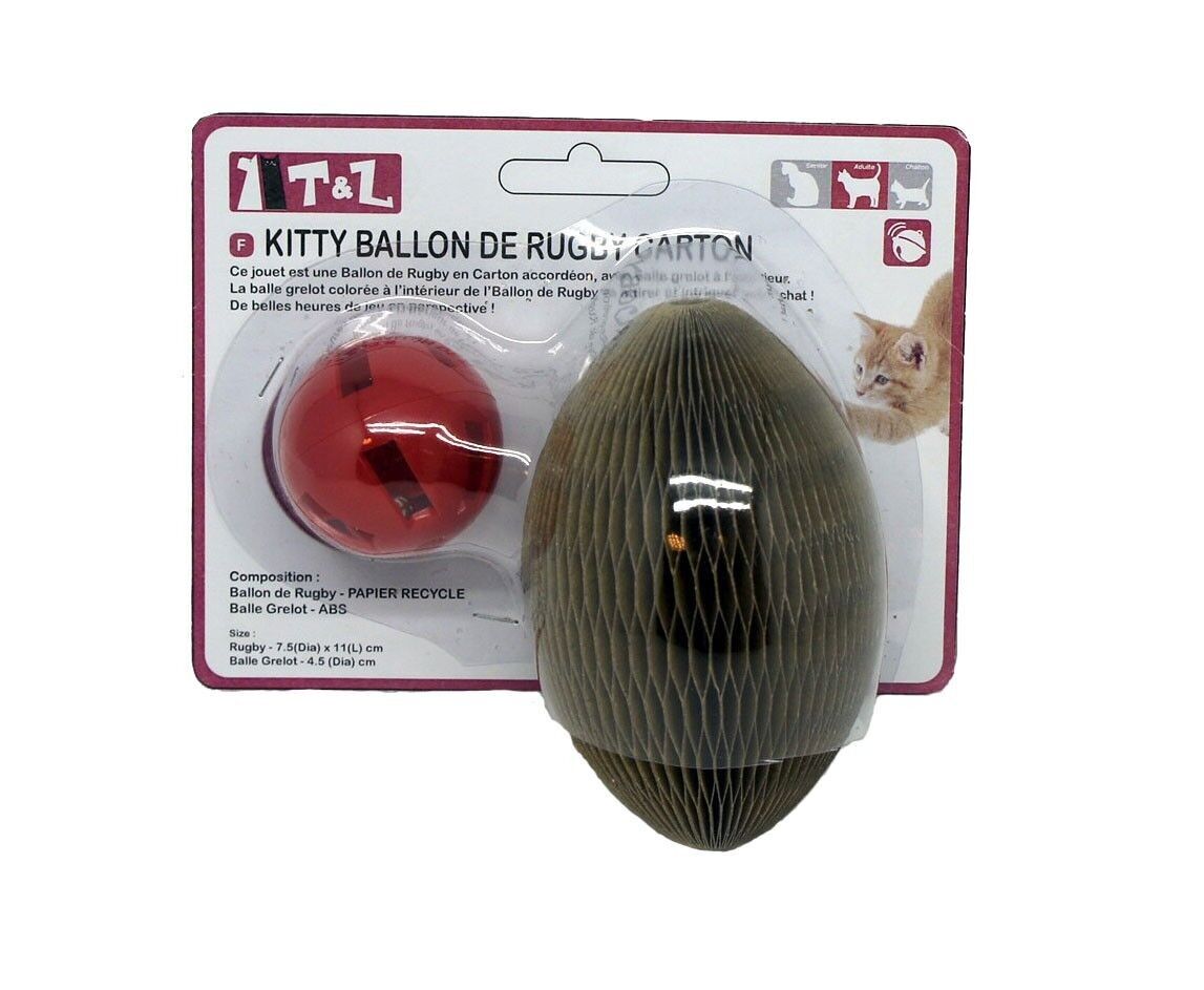 PELOTA RUGBY CARTÓN + PELOTA BELLER ABS