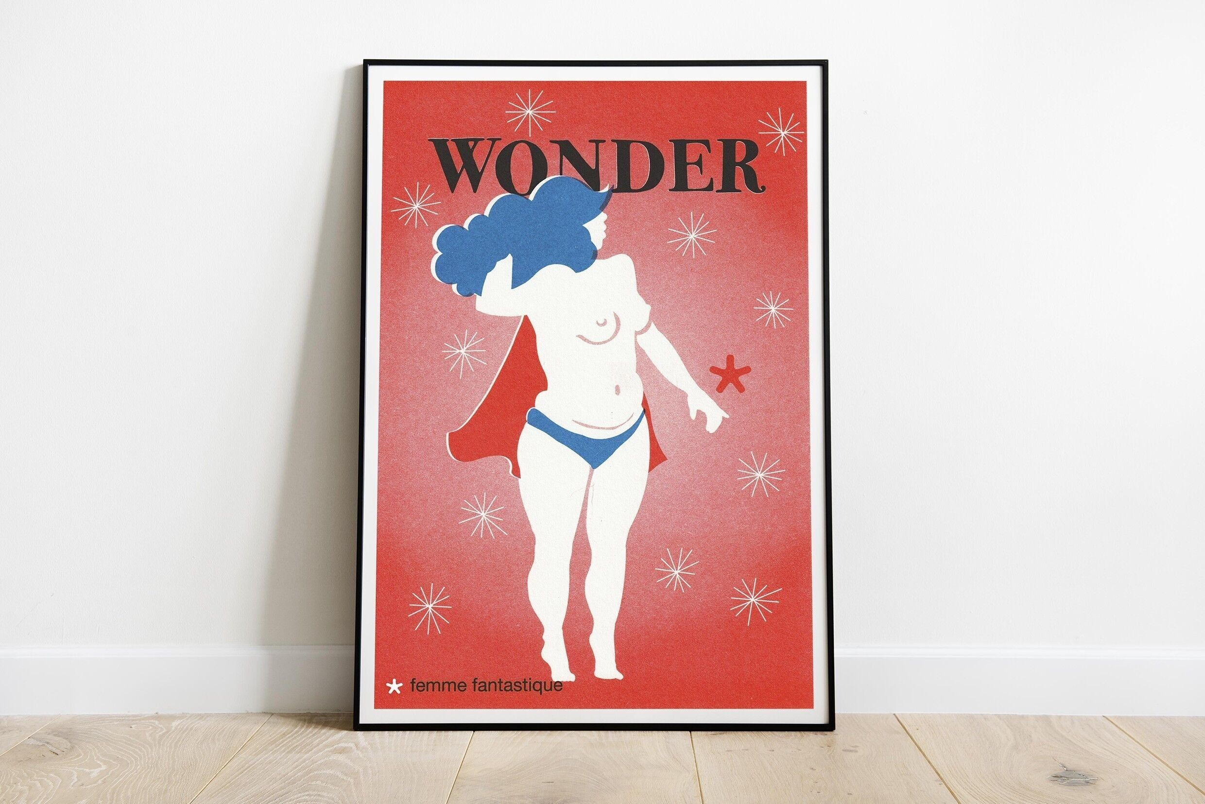 Póster "A4" Mujer fantástica