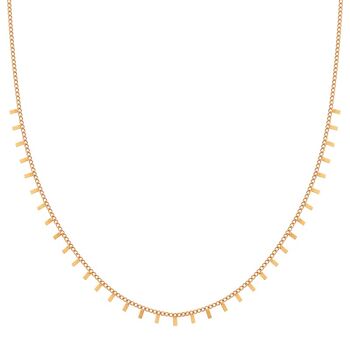 COLLIER TINY BARRES - ADULTE - OR