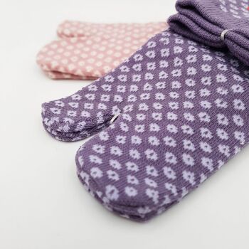 Chaussettes Japonaises Tabi en Coton et Motif Shibori Made in Japan Taille Fr 34 - 40 8