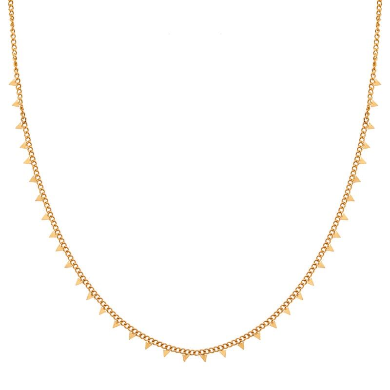 HALSKETTE KLEINE DREIECKE - ERWACHSENER - GOLD