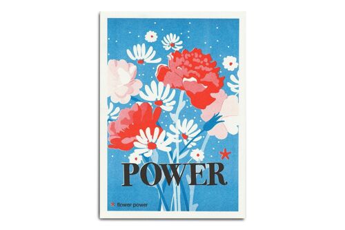 Affiche "A4" Flower power
