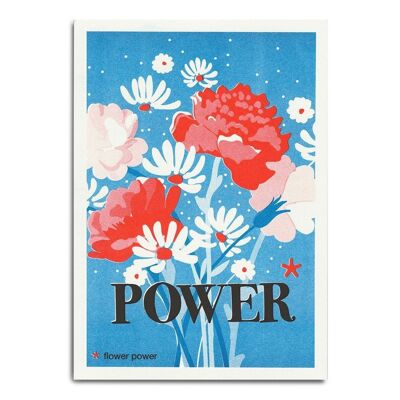 Poster "A4" Flowerpower