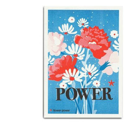 Póster "A4" El poder de las flores