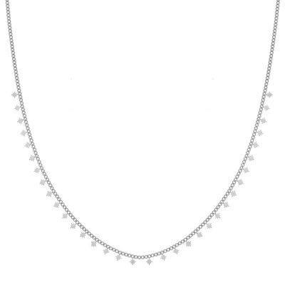 Necklace tiny northstars - adult - silver