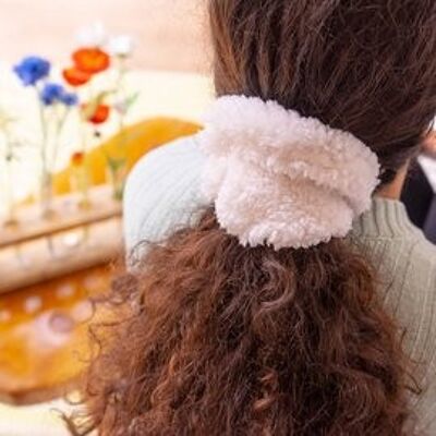 Jumbo Teddy Scrunchie