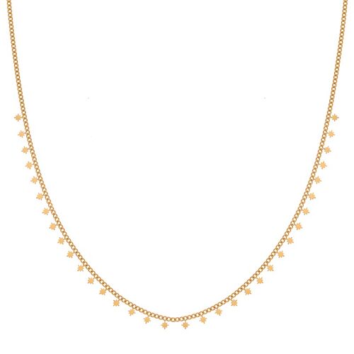 Necklace tiny northstars - adult - gold