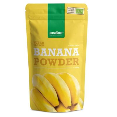 Plátano en polvo